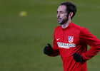 Entrenamiento. Temporada 2013/14. Juanfran realiza carrera continua